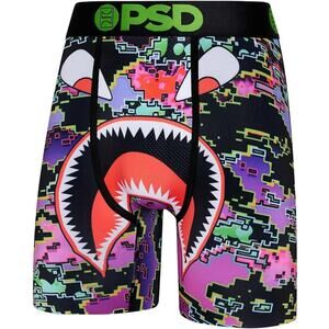 PSD Men's Underwear WF Digi  7" Boxer Briefs Breathable MicroMesh Pouch, X-Large
